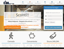 Tablet Screenshot of ciao-parking.com